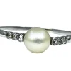 Bague Diamants Perle fine