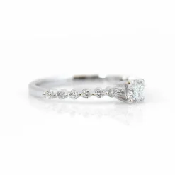 Bague diamants Pléiade, or blanc