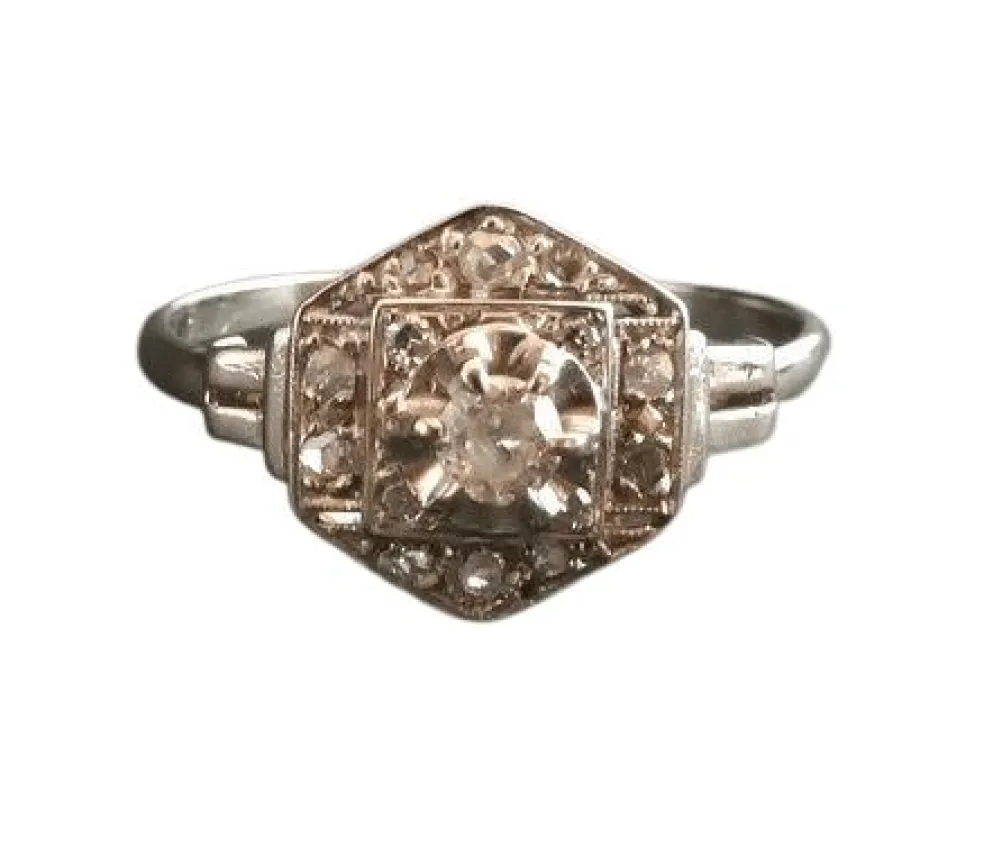 Bague Diamants, époque Art Déco