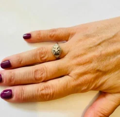 Bague diamants, époque Art Déco