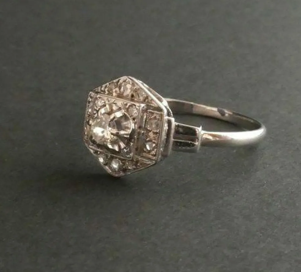 Bague Diamants, époque Art Déco