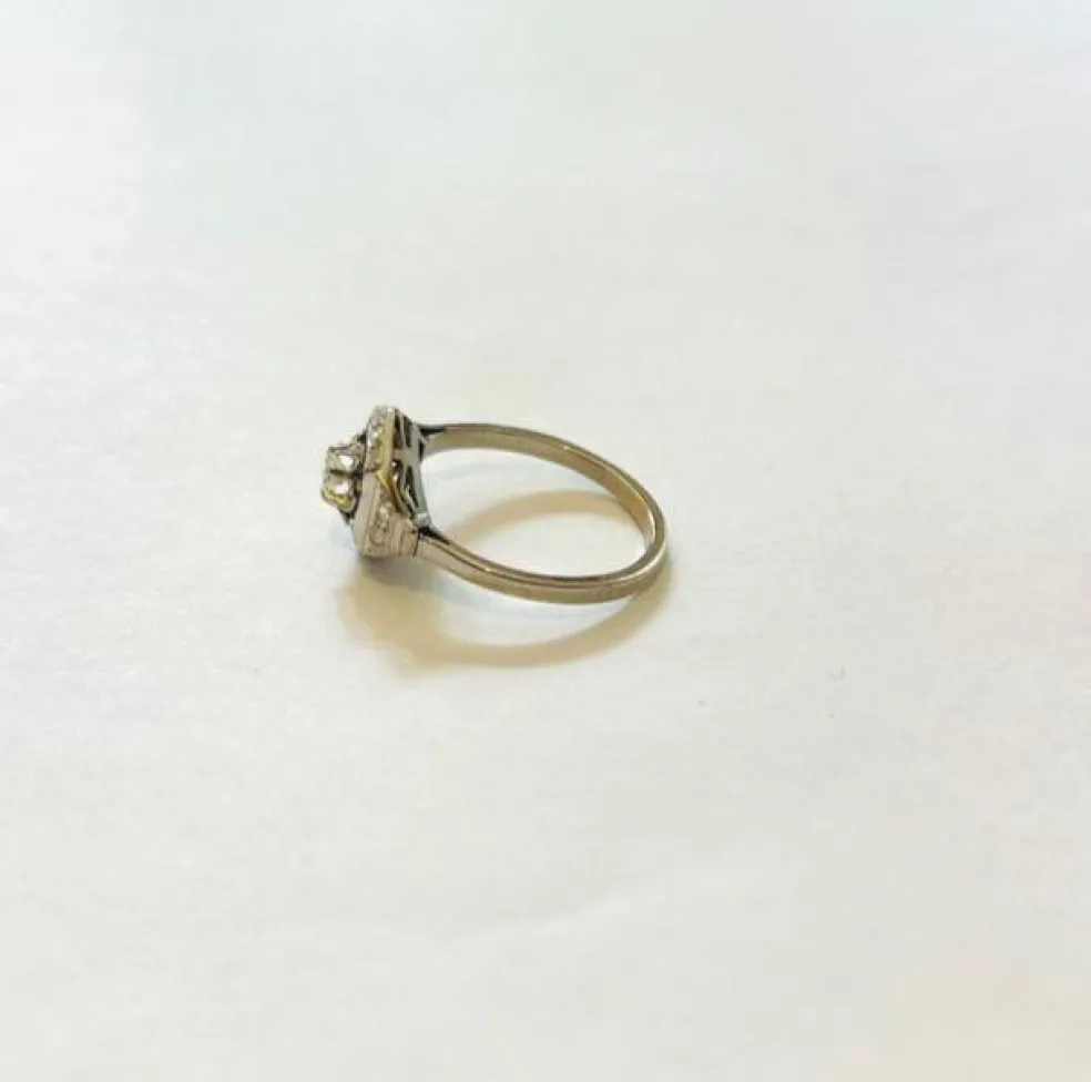 Bague diamants, époque Art Déco
