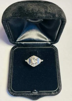 Bague diamants, époque Art Déco