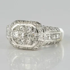 Bague diamants princesses