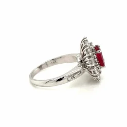 Bague Diamants Rubis