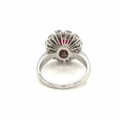 Bague Diamants Rubis