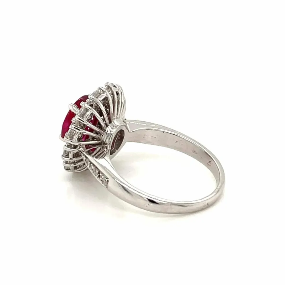 Bague Diamants Rubis
