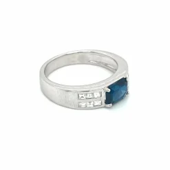 Bague Diamants Saphir