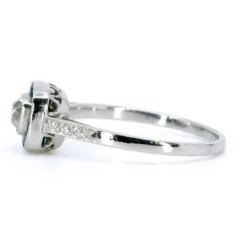 Bague Diamants, Saphirs, Platine
