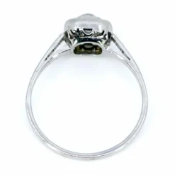 Bague Diamants, Saphirs, Platine