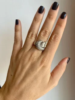 Bague Diamants style Art déco