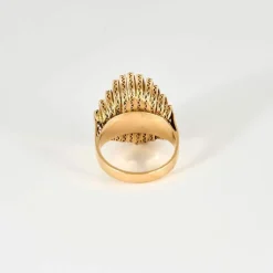 Bague Dôme Art Déco or jaune