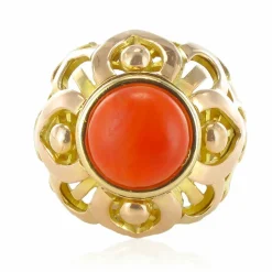 Bague Dôme Corail