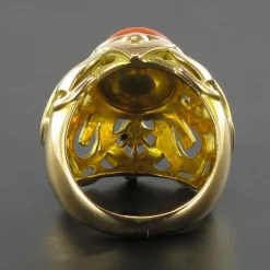 Bague Dôme Corail