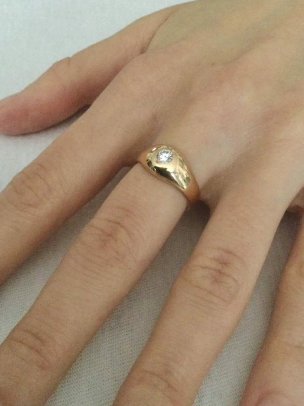 Bague Dôme Diamant 0.20ct