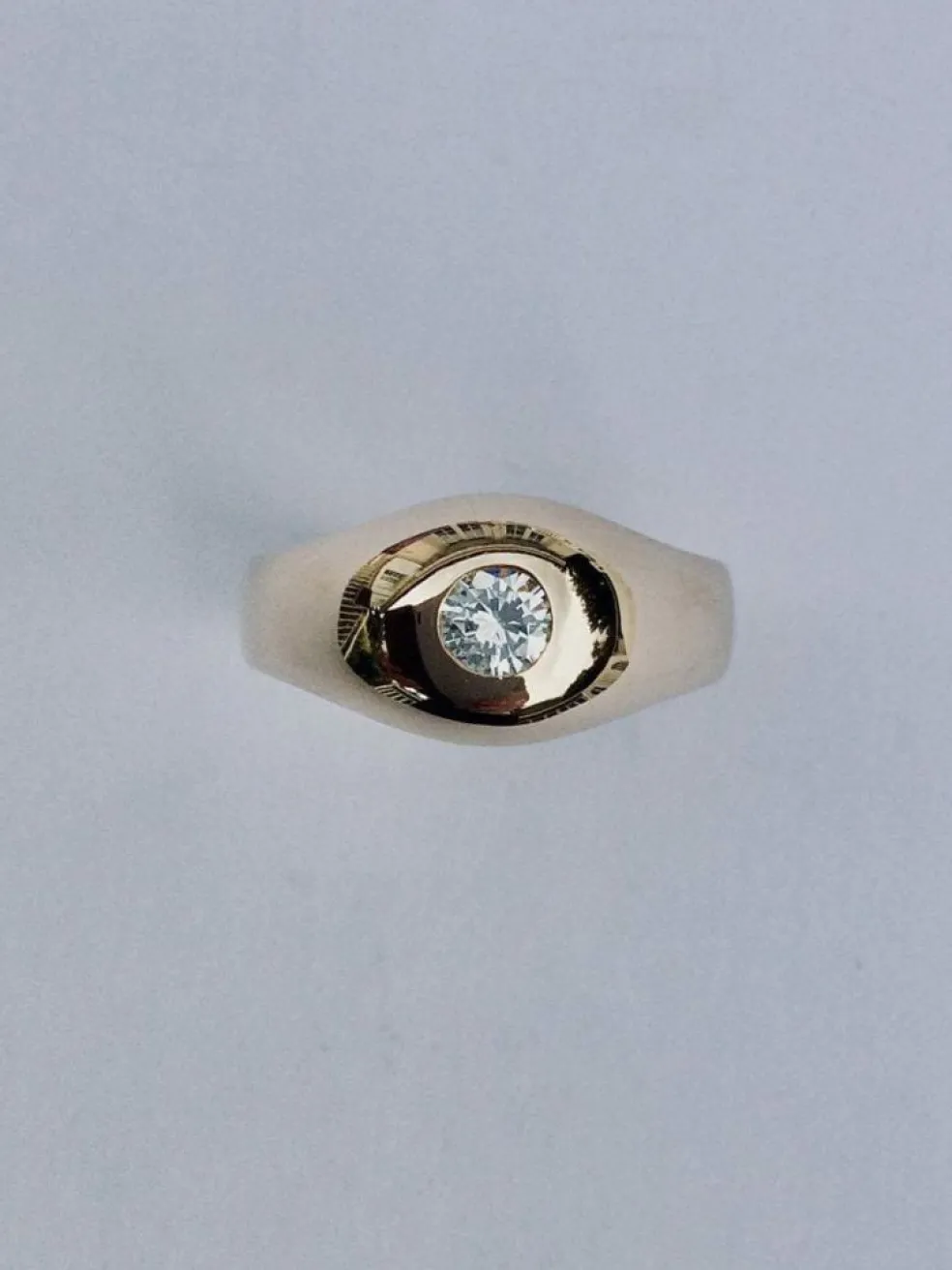 Bague Dôme Diamant 0.20ct