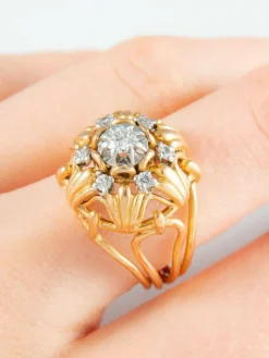 Bague Dôme Diamants