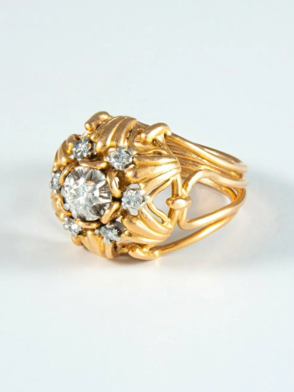 Bague Dôme Diamants