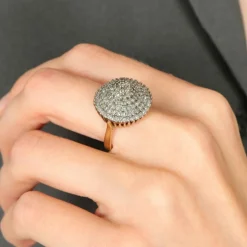 Bague Dôme Diamants