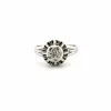 Bague Dôme Or Blanc 18k & Diamants