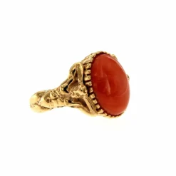 Bague Dôme Or Corail