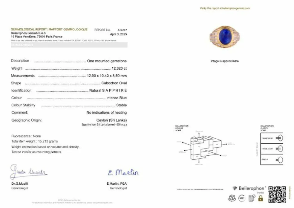 Bague dôme or jaune diamants