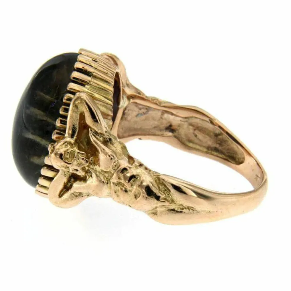 Bague Dôme Or Lolite