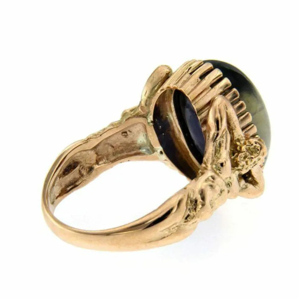Bague Dôme Or Lolite