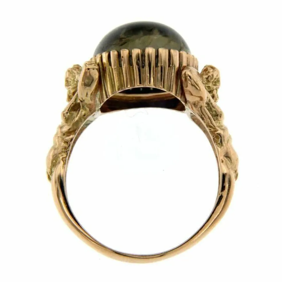 Bague Dôme Or Lolite