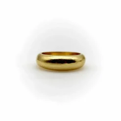 Bague dôme Signature en or 22 carats
