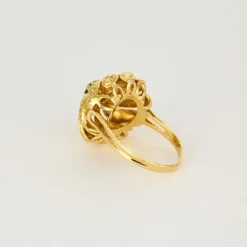 Bague Dôme Tourbillon Or Jaune