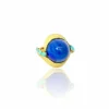 Bague dôme vintage en lapiz lazuli