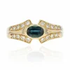 Bague d'occasion saphir et diamants
