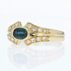 Bague d'occasion saphir et diamants