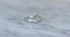 Bague Dome Art Déco Diamants