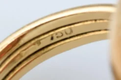 Bague Dome or jaune 18 carats Grenat 11,20 carats