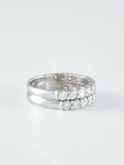 Bague Double anneau Diamants