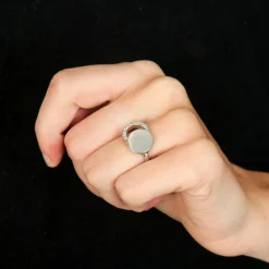 Bague Double cercle Diamants