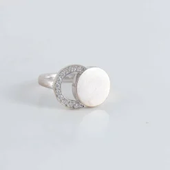 Bague Double cercle Diamants