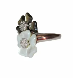 Bague Double Fleur