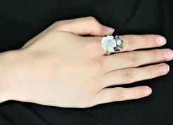 Bague Double Fleur