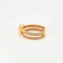 BAGUE DOUBLE JONC CITRINE
