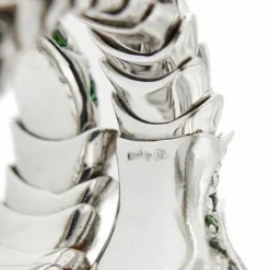 Bague dragon avec émeraudes et diamants