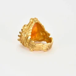 Bague Dragon opale de feu