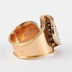 Bague Drapée Diamants