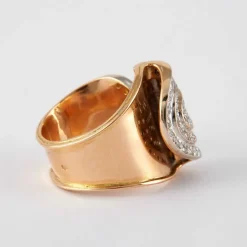 Bague Drapée Diamants