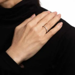 Bague d'éternité diamant platine