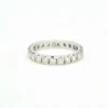 Bague d'éternité en or blanc