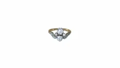 Bague Duchesse Belle Epoque Diamants or jaune et platine