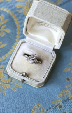 Bague Duchesse Belle Epoque Diamants or jaune et platine